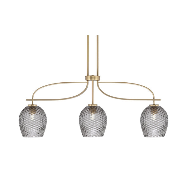 Everly Quinn 3 Light Kitchen Island Pendant Wayfair